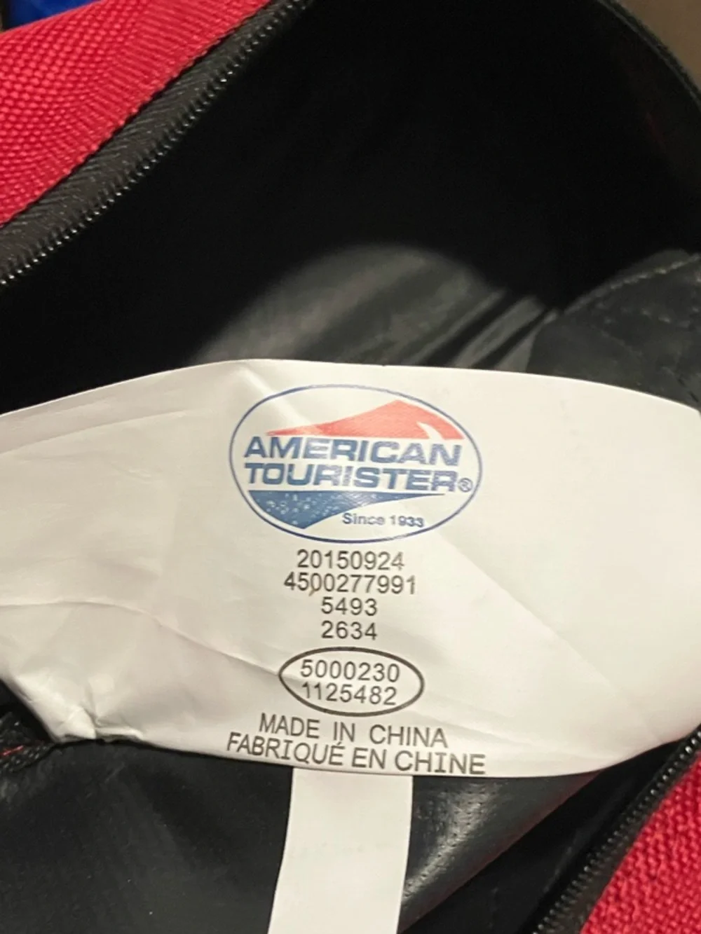 American Tourister Red Travel Shoulder Bag